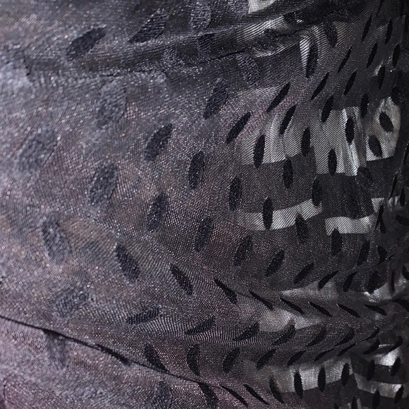 R&K Black and Gray Striped Midi Dress - Picture 15 of 15